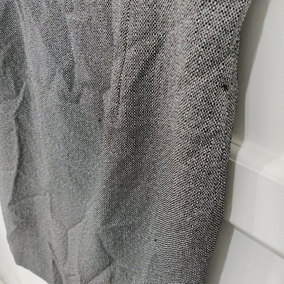 DEFECT Kasper Women's Sleeveless Office Dress Gray Size 10 $80 2A022 - Picture 4 of 5